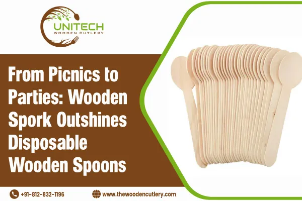 From Picnics To Parties Wooden Spork Outshines Disposable Wooden Spoons