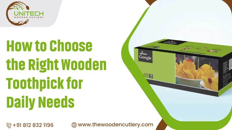 How To Choose Right Wooden Toothpick Daily Needs