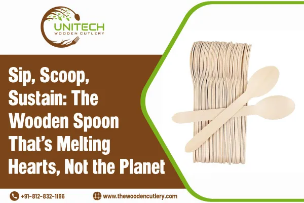 Sip Scoop Sustain Wooden Spoon Melting Hearts