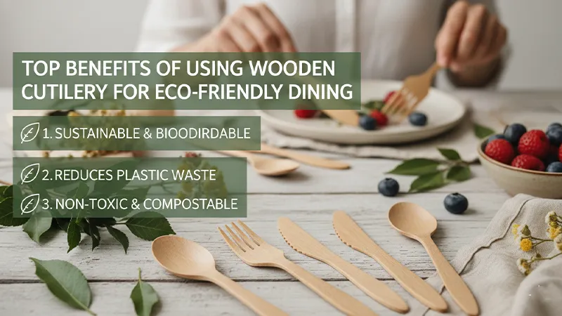Top Benefits Of Using Wooden Cutlery For Eco Friendly Dining