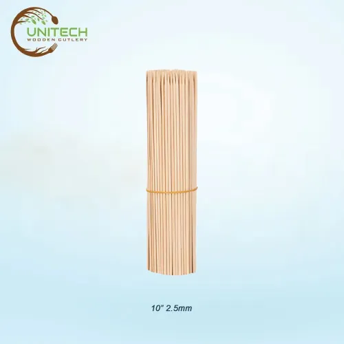 10 Inch Bamboo Stick - Unitech Wooden Cutlery
