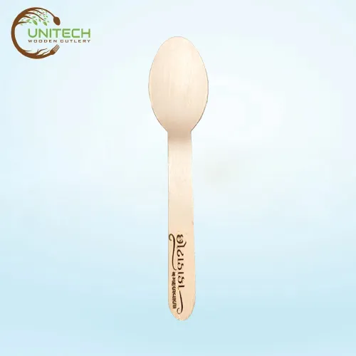 185mm Wooden Spoon - Unitech Wooden Cutlery
