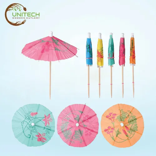 Umbrella Toothpick - Unitech Wooden Cutlery