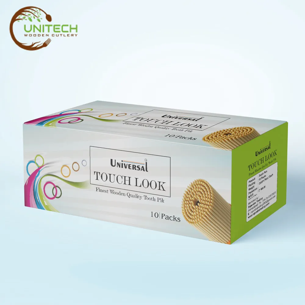 Touchlook Toothpick - Unitech Wooden Cutlery